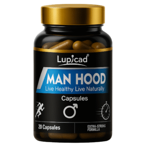 Man Hood Herbal Capsules – Natural Support for Men’s Vitality & Stamina – 20 Capsules